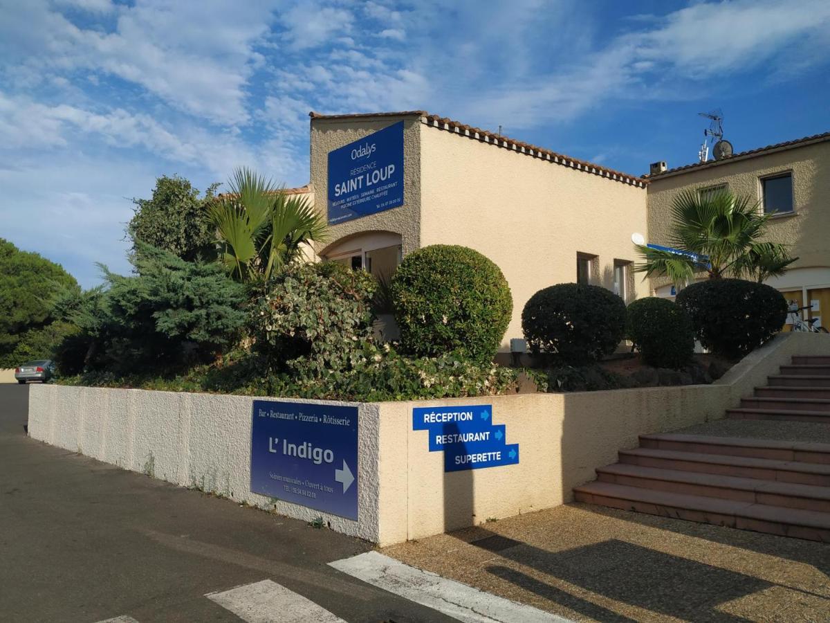 Studio Climatise Residence Odalys Nouvelle Box 5 G ,Saint Loup,Piscine ,Parking Prive Et Superette Agde Exteriér fotografie